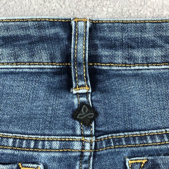 PrAna Jeans Womens Size 2 26 Light Wash Denim Low Rise Skinny Casual Gorpcore - Picture 11 of 12